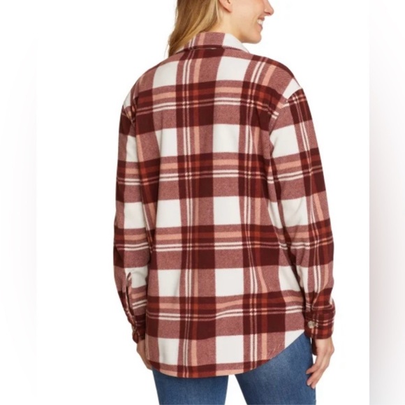 Eddie Bauer Ladies' Microfleece Button-Up Shirt XL - Picture 3 of 5